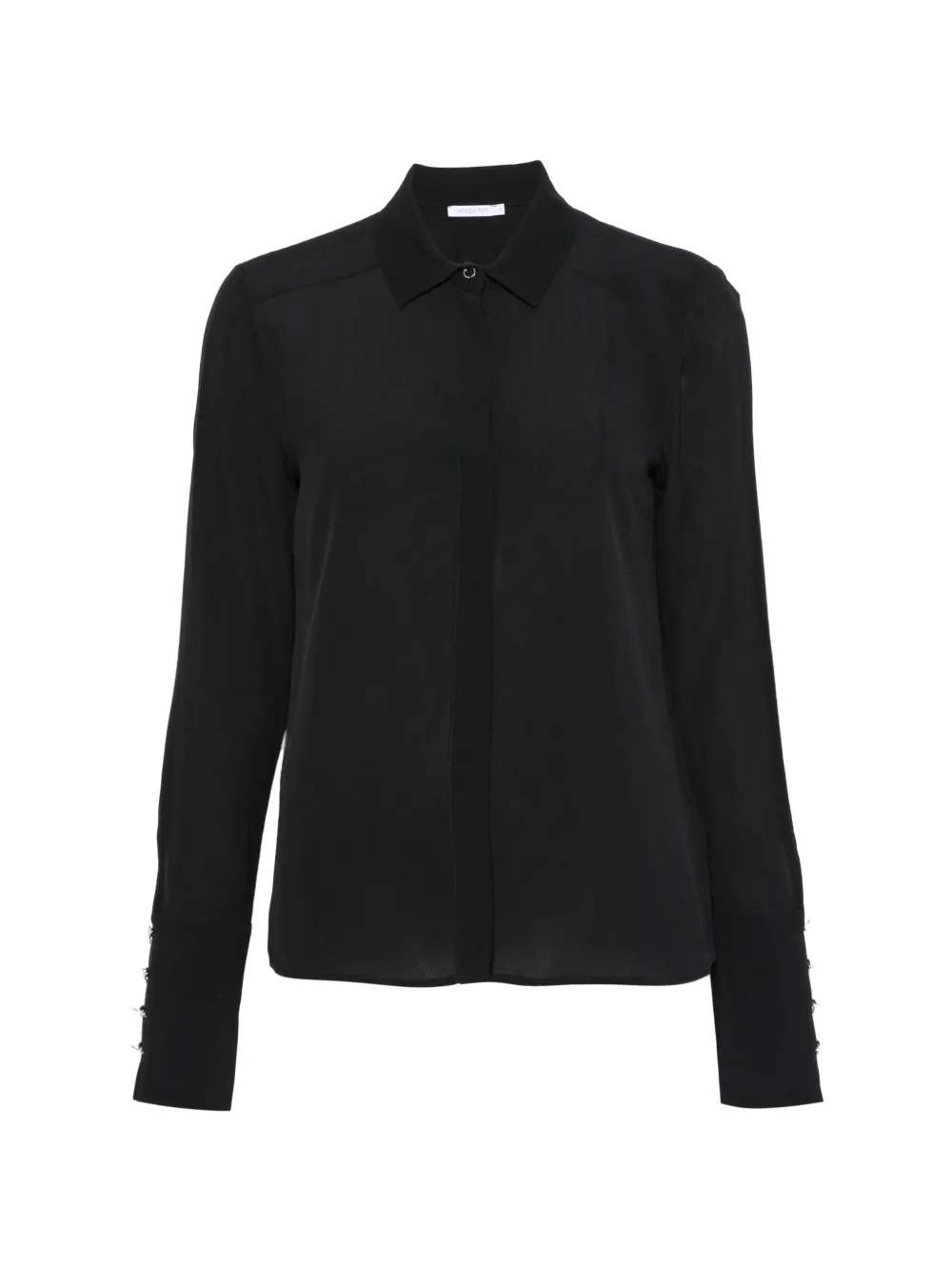 Patrizia Pepe button-cuff shirt Zwart