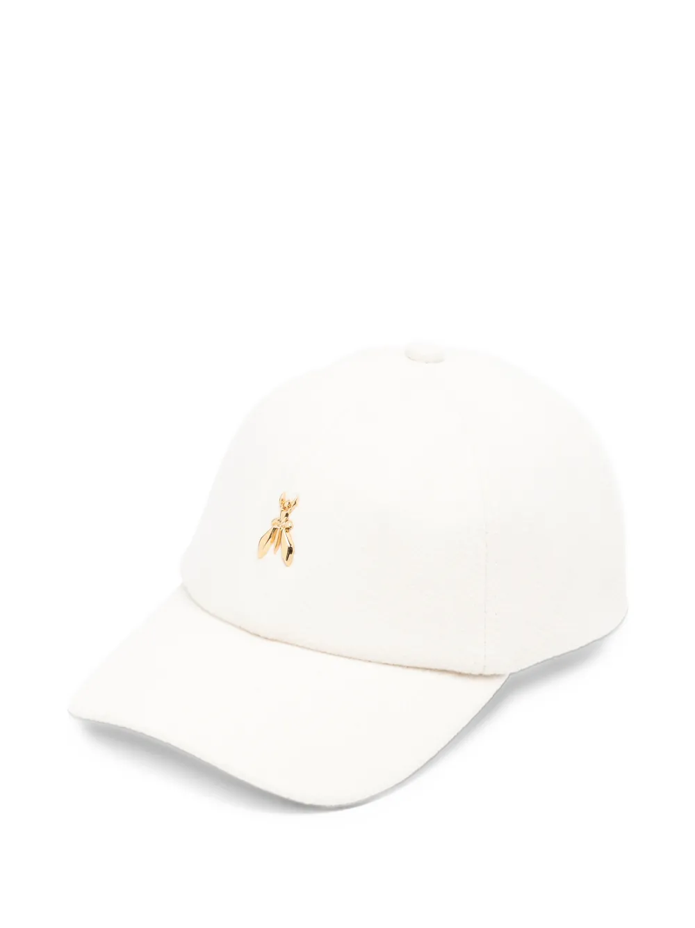 Patrizia Pepe Honkbalpet met logoplakkaat Beige