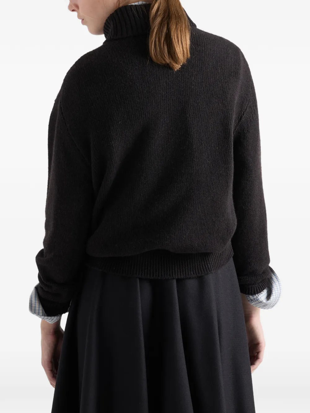 Prada Re-Cashmere coltrui Grijs