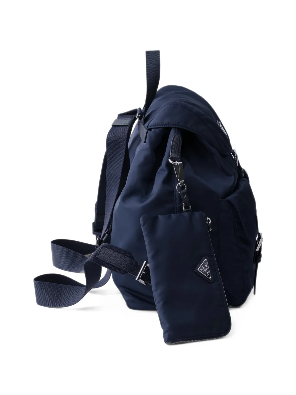 Prada Medium Re-Nylon backpack Blauw