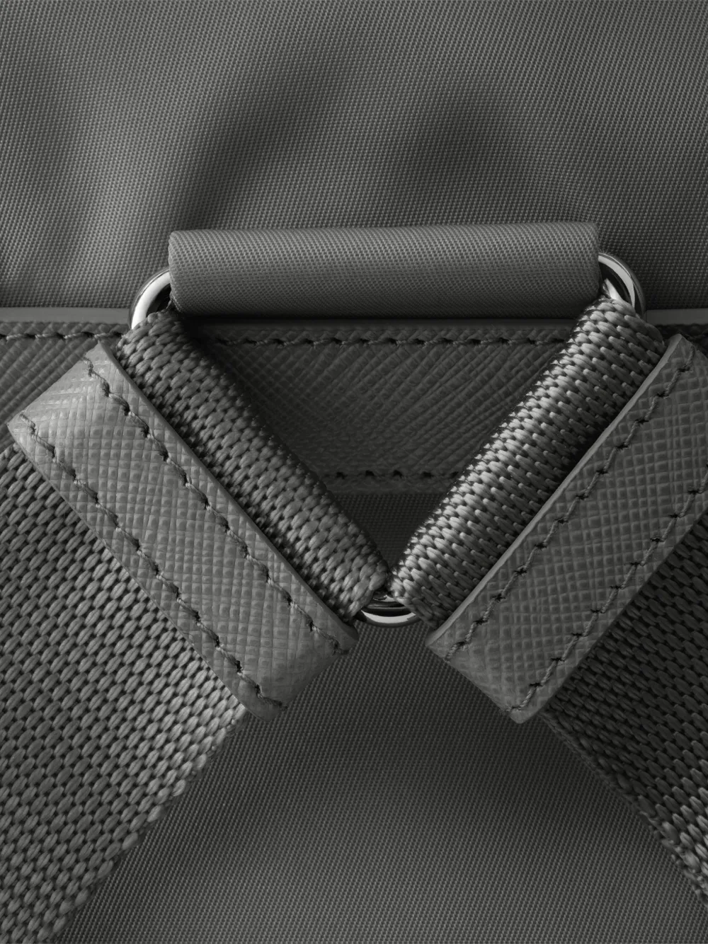 Prada medium Re-Nylon Backpack Grijs