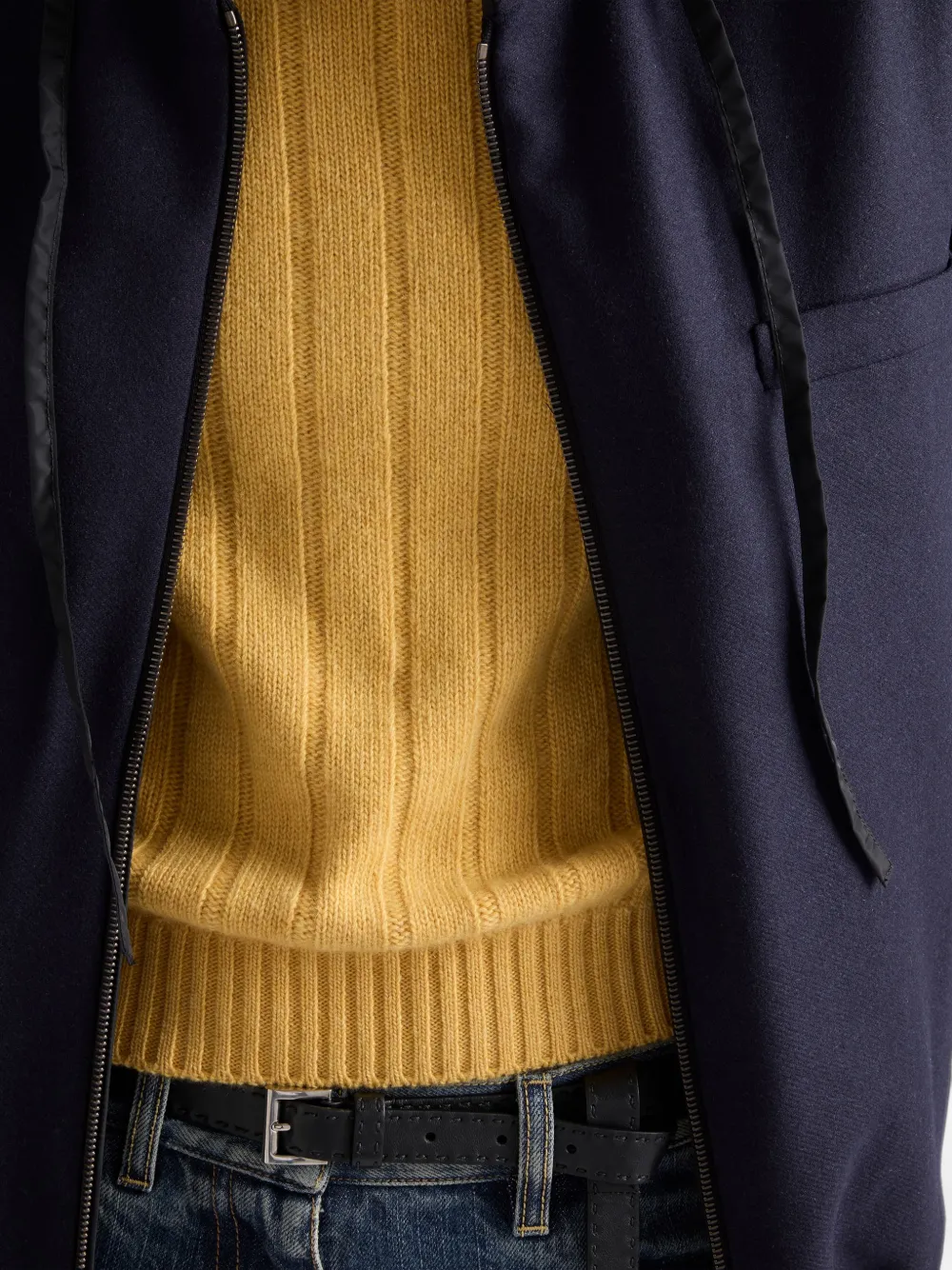 Prada Re-Cashmere trui met ronde hals Geel