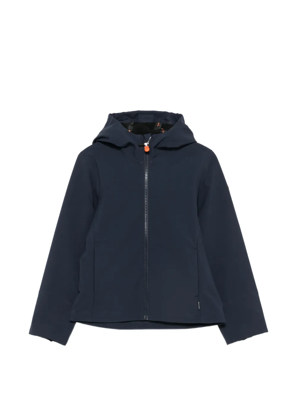 Save The Duck Kids hooded zip-up jacket Blauw