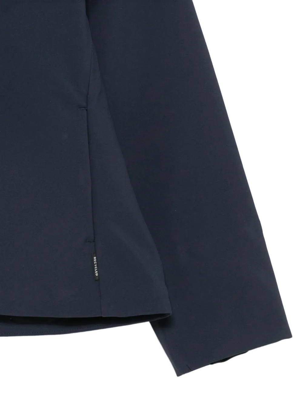 Save The Duck Kids hooded zip-up jacket Blauw