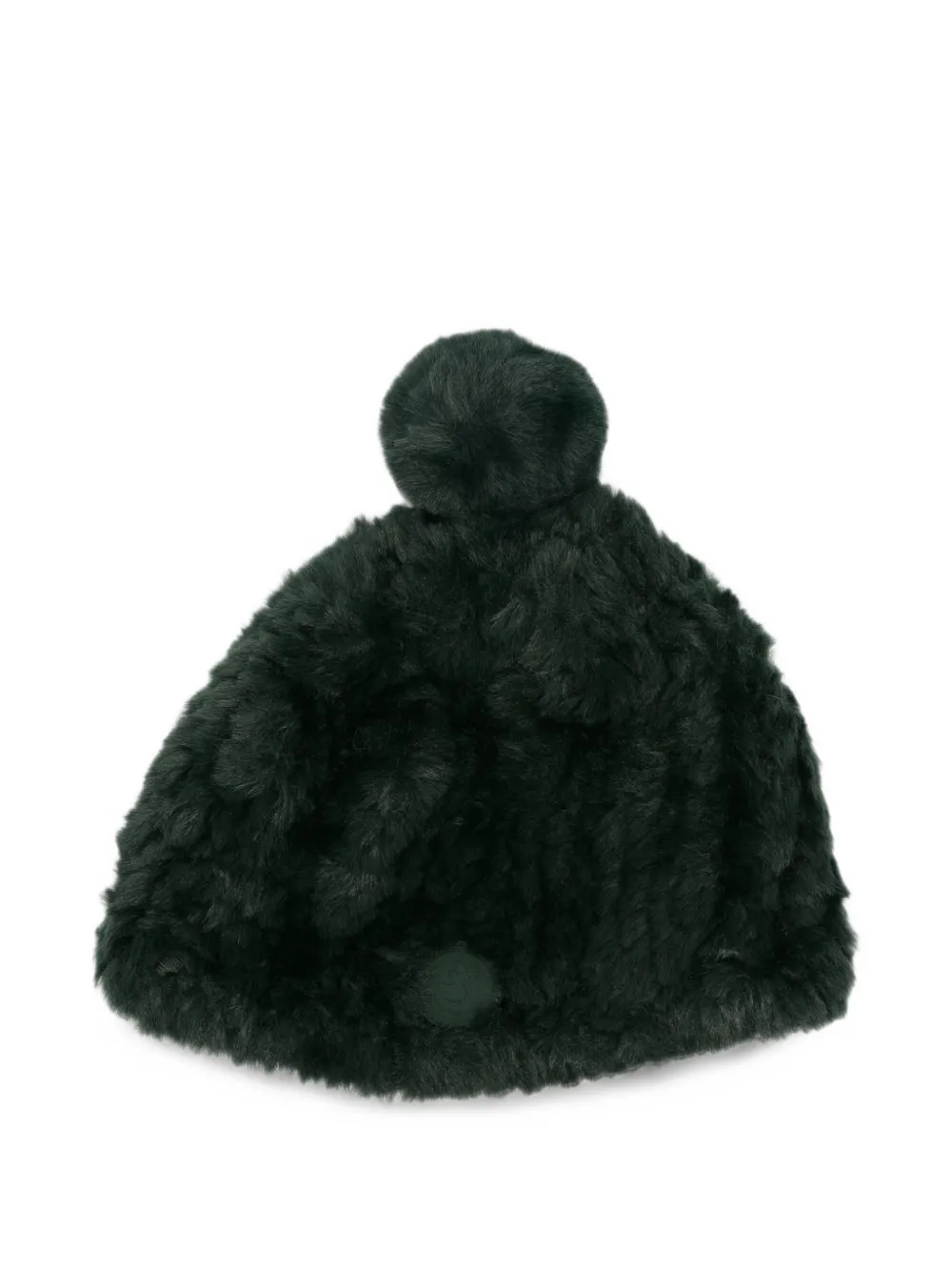 Save The Duck Kids Berretto in pelliccia sintetica con pompon - Verde
