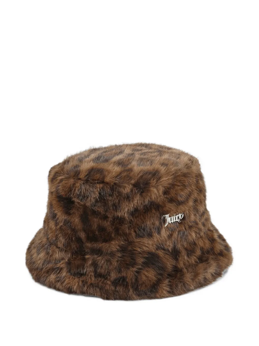 Juicy Couture logo-plaque bucket hat - Braun