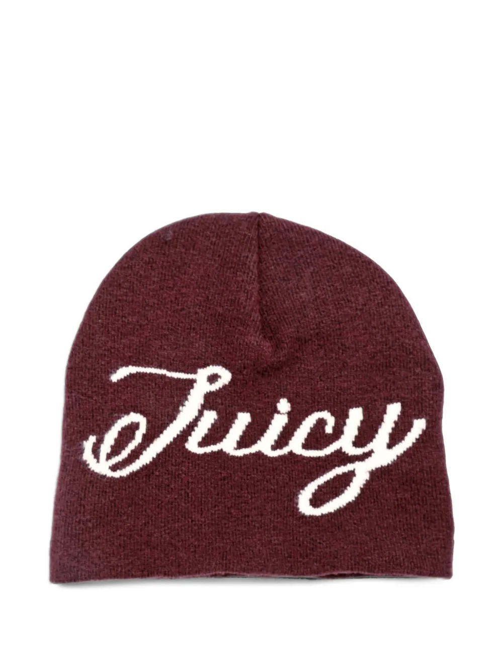 Juicy Couture script-logo beanie hat - Rot