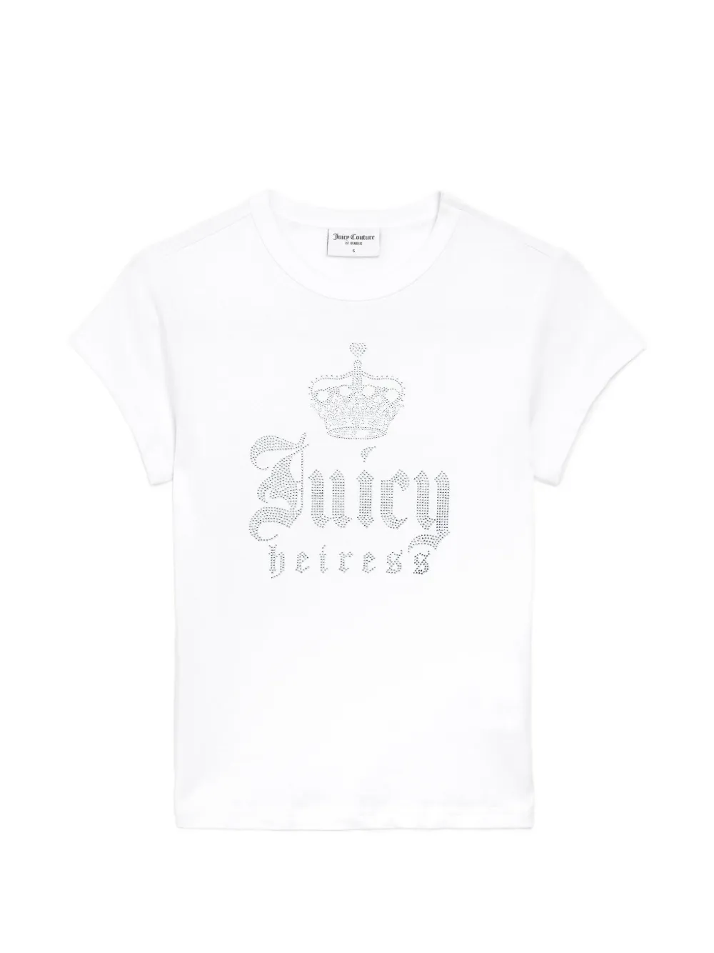 Juicy Couture Heiress diamante T-shirt Wit