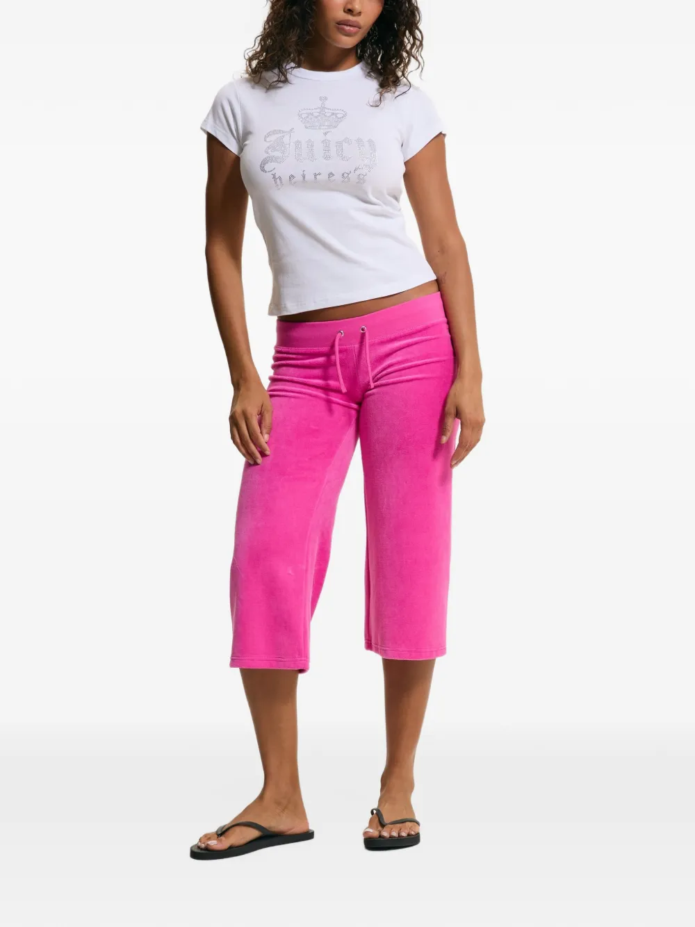 Juicy Couture Heiress diamante T-shirt Wit