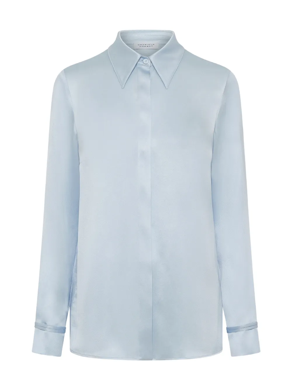 Gabriela Hearst Cruz silk shirt Blauw
