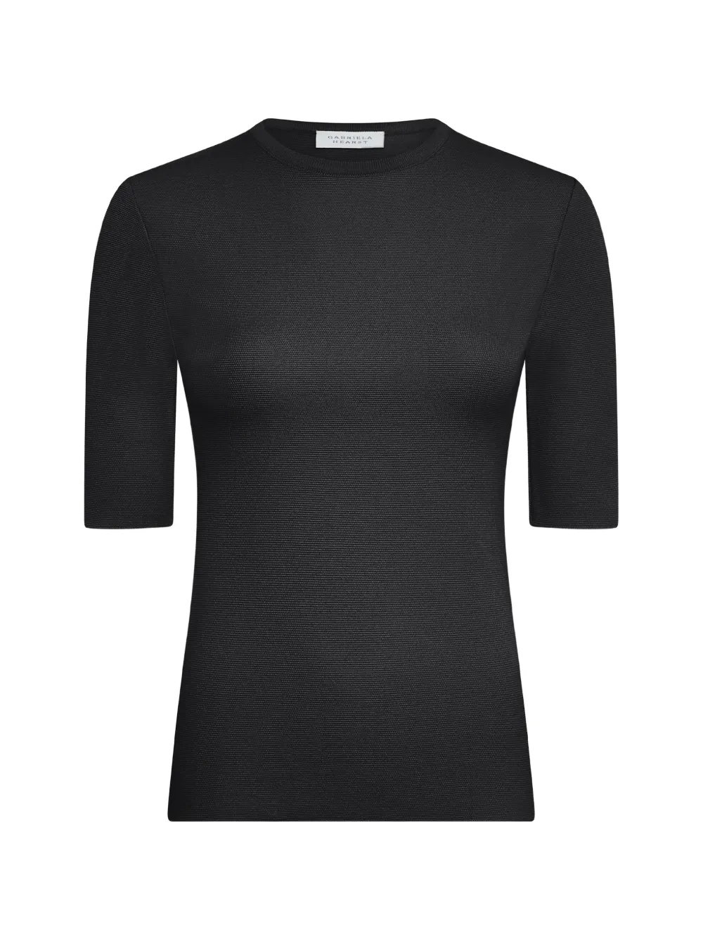 Gabriela Hearst Axis knitted T-shirt - Nero