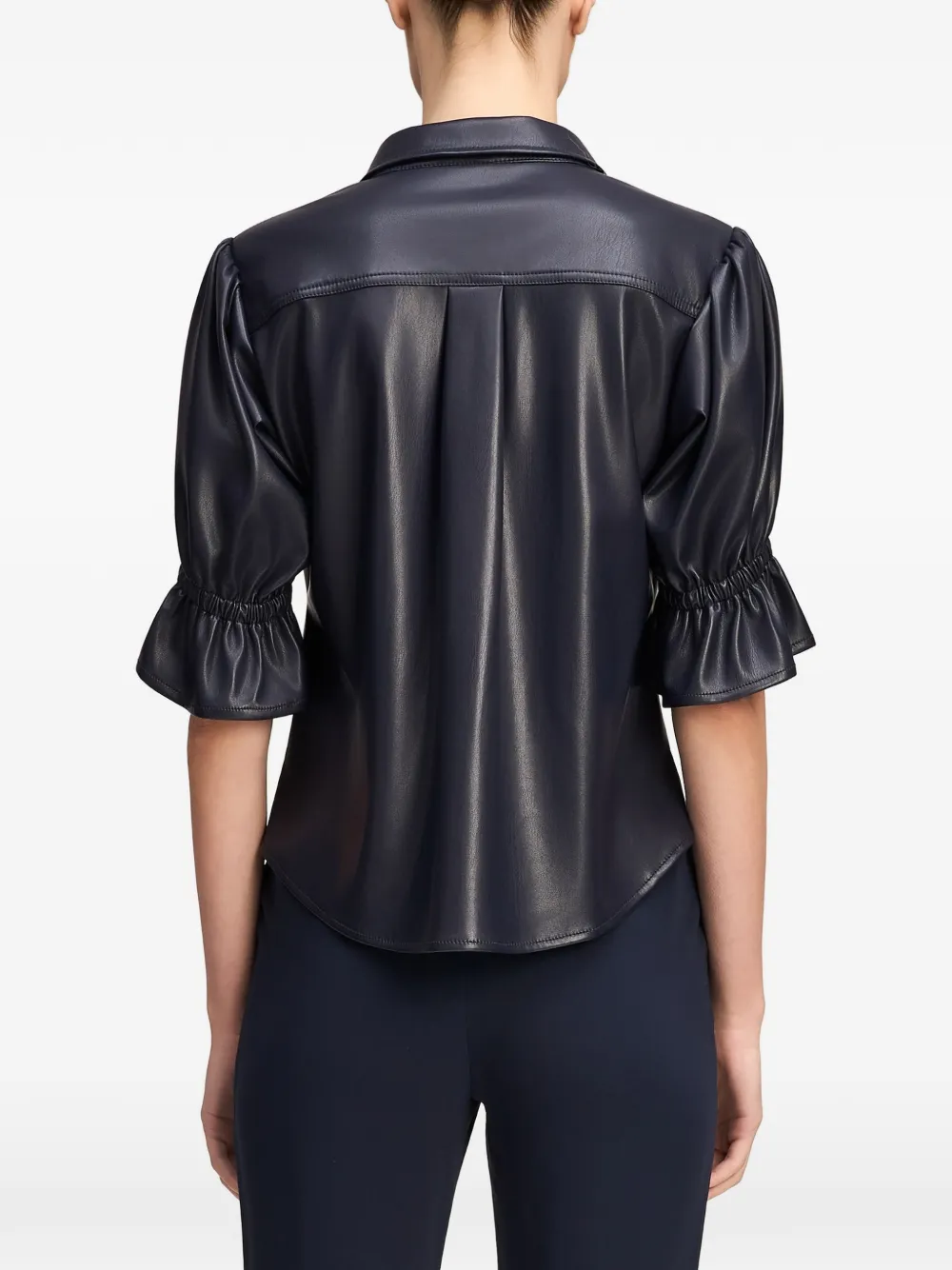 Cinq A Sept Fiona ruffled shirt Blauw