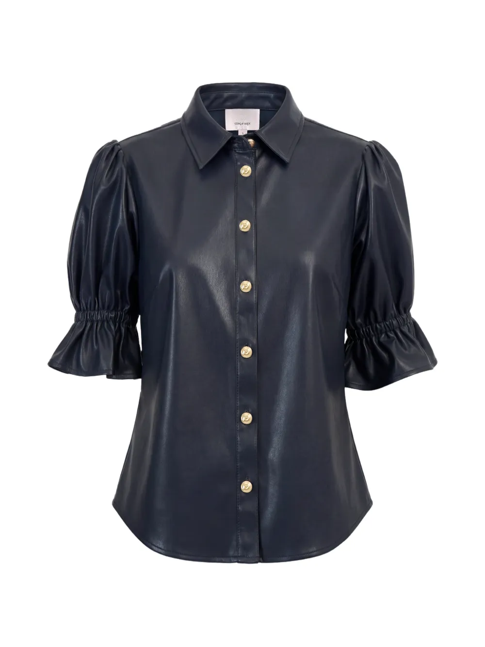 Cinq A Sept Fiona ruffled shirt Blauw