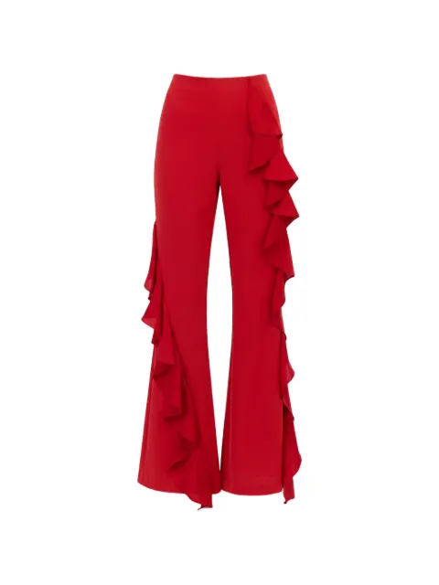 Cinq A Sept pantalones Selah con volantes