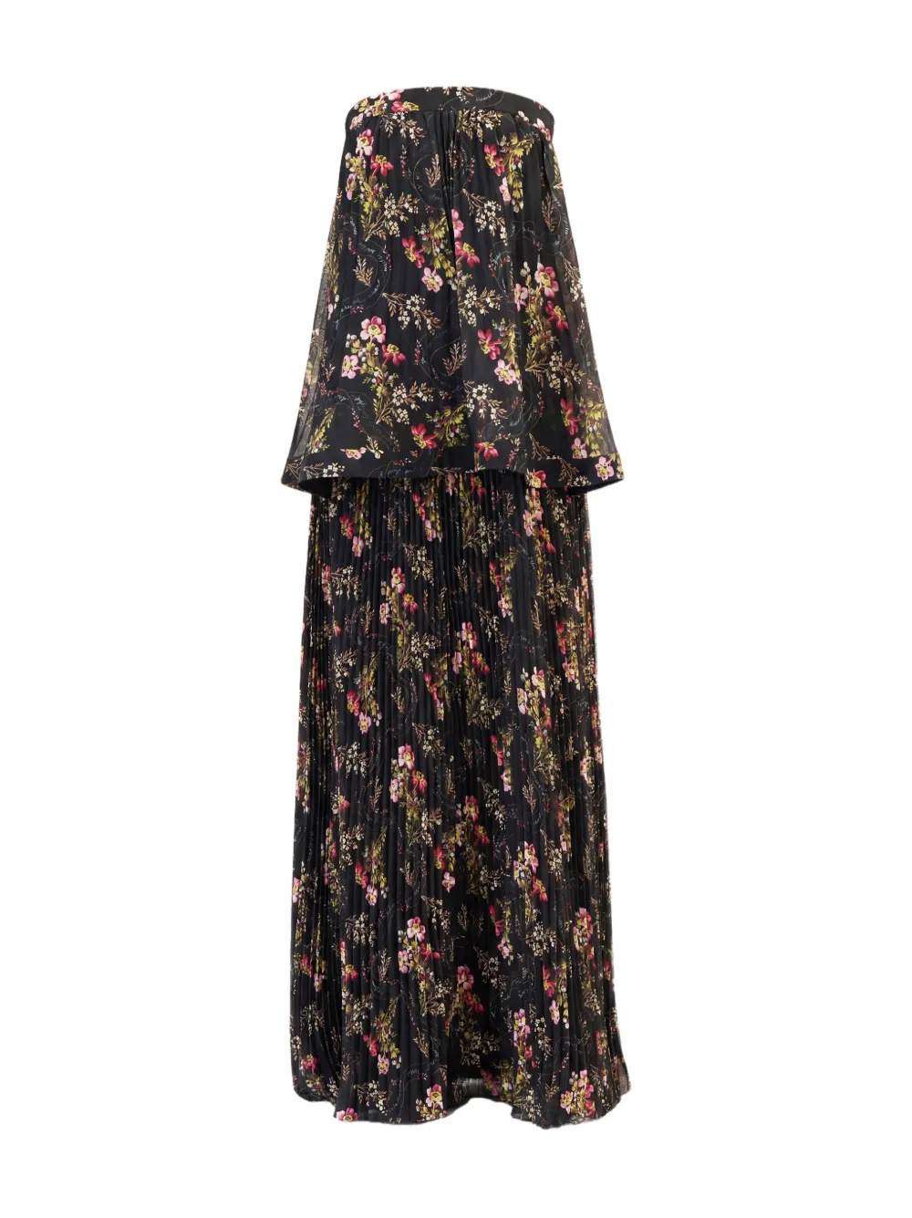 Cinq A Sept Rosaline Love Letter floral-print maxi dress - Black