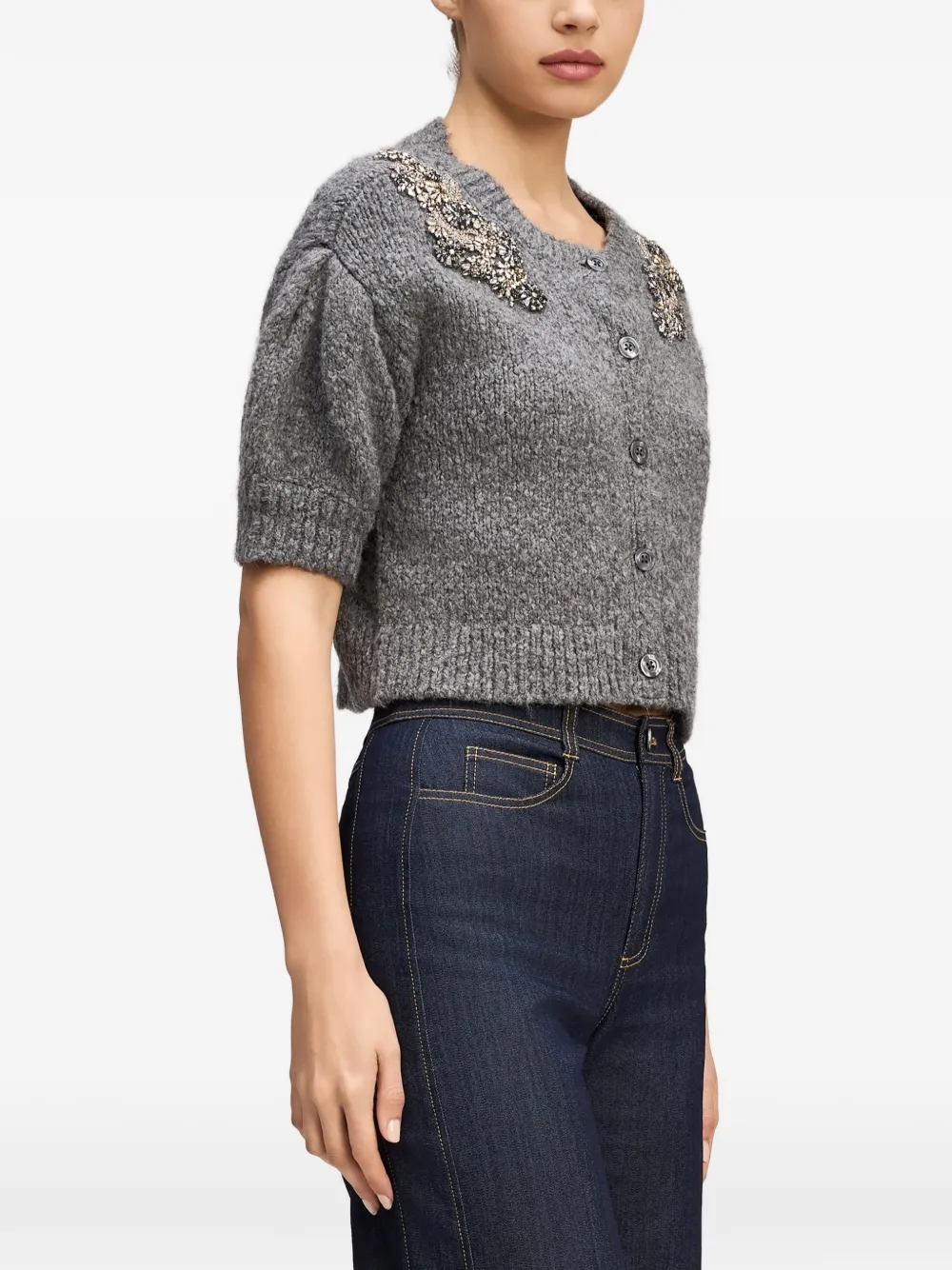 Cinq A Sept Crystal Ivy Millicent cardigan Grijs
