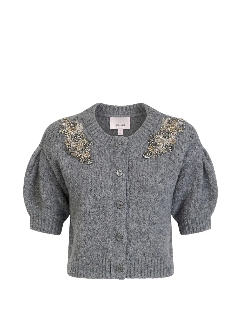 Cinq A Sept cardigan Crystal Ivy Millicent - Gris Cinq A Sept cardigan Crystal Ivy Millicent - Gris