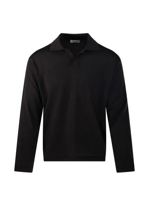 Roberto Collina polo-collar long-sleeve sweater