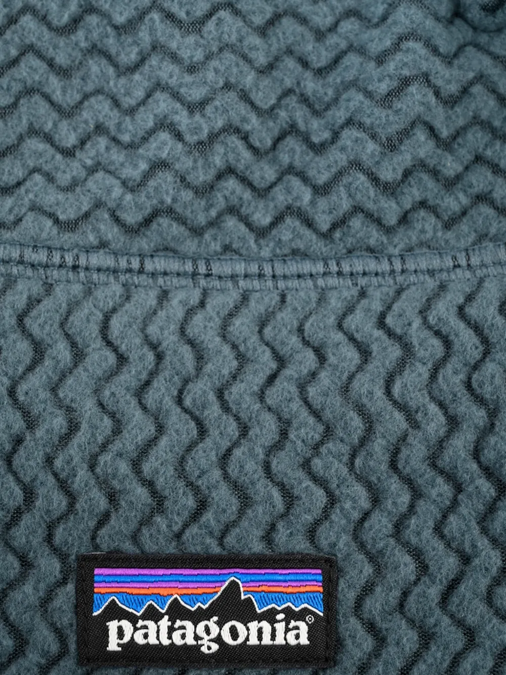 Patagonia R1 Air muts met zigzag-patroon Blauw