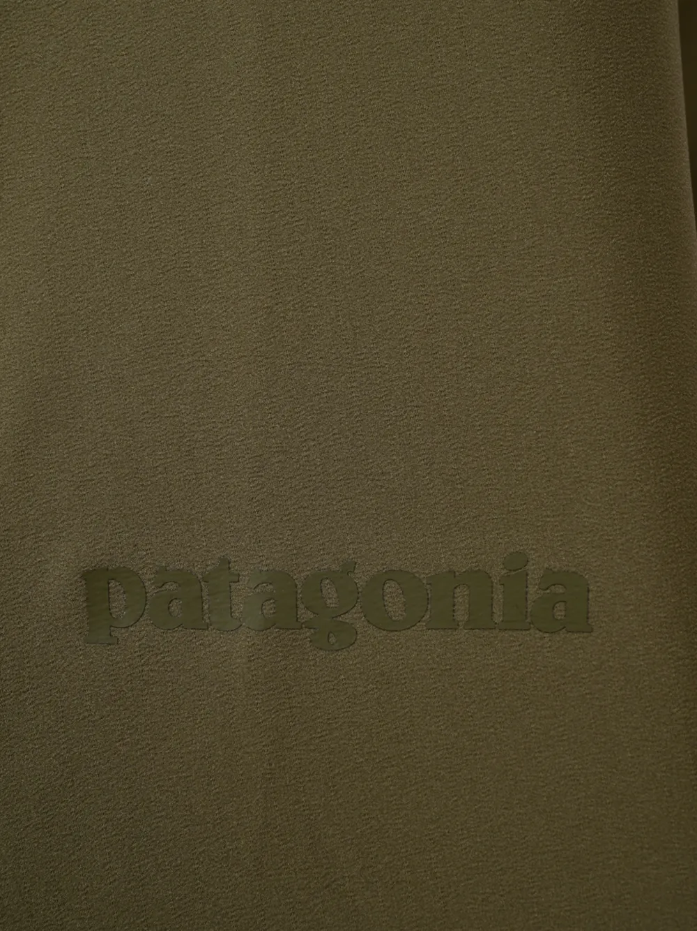 Patagonia Nano-Air logo-print snap-fastening jacket Groen