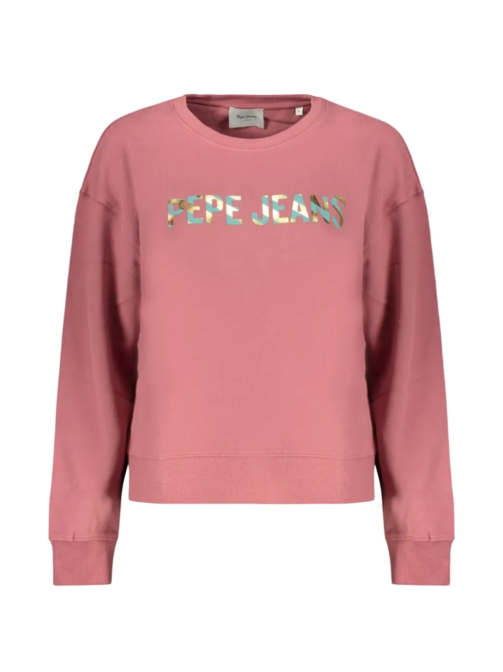 Pepe Jeans logo-print drop-shoulder sweatshirt - Rosa