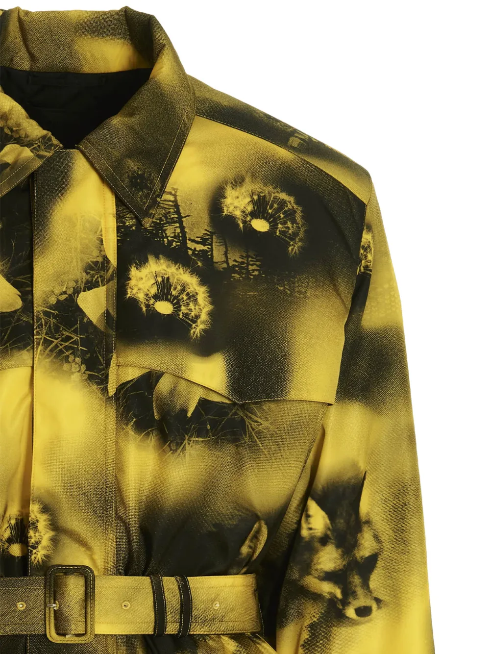 Prada Jack met print Geel