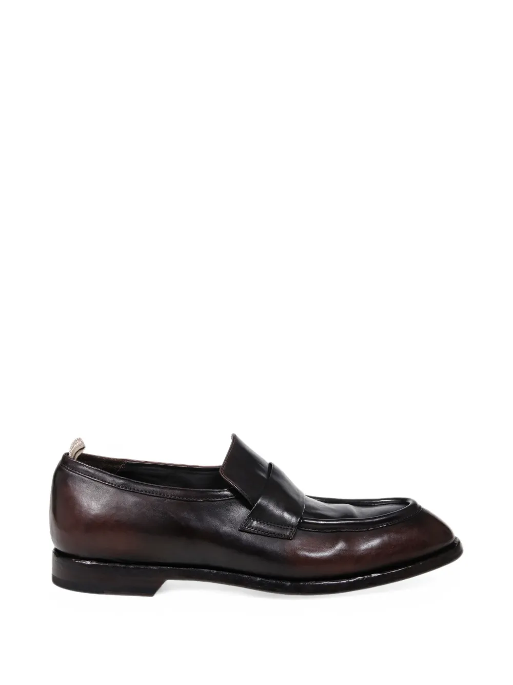 Officine Creative Sound leather loafers - Braun