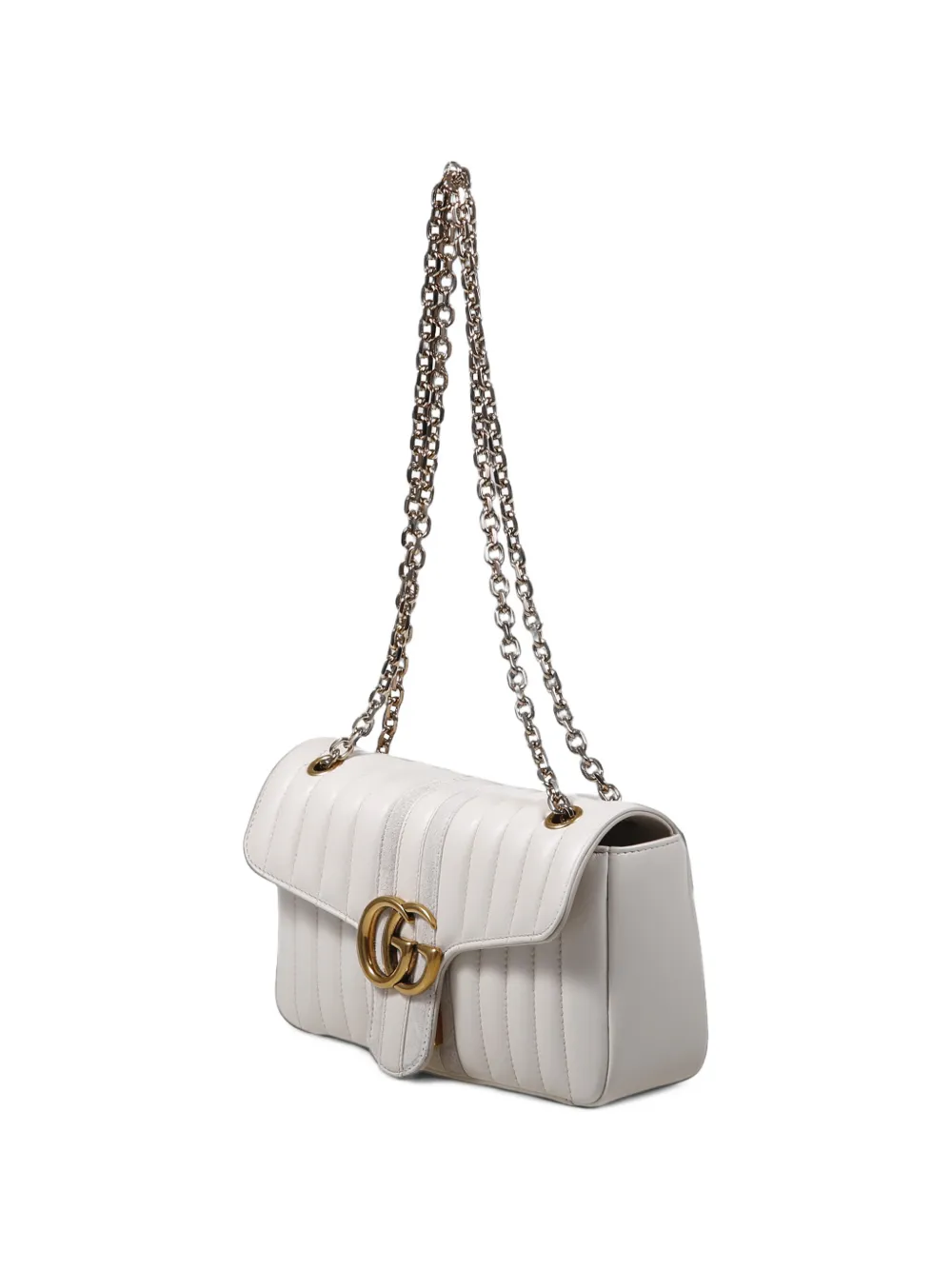 Gucci Jetset GG Marmont medium shoulder bag Wit