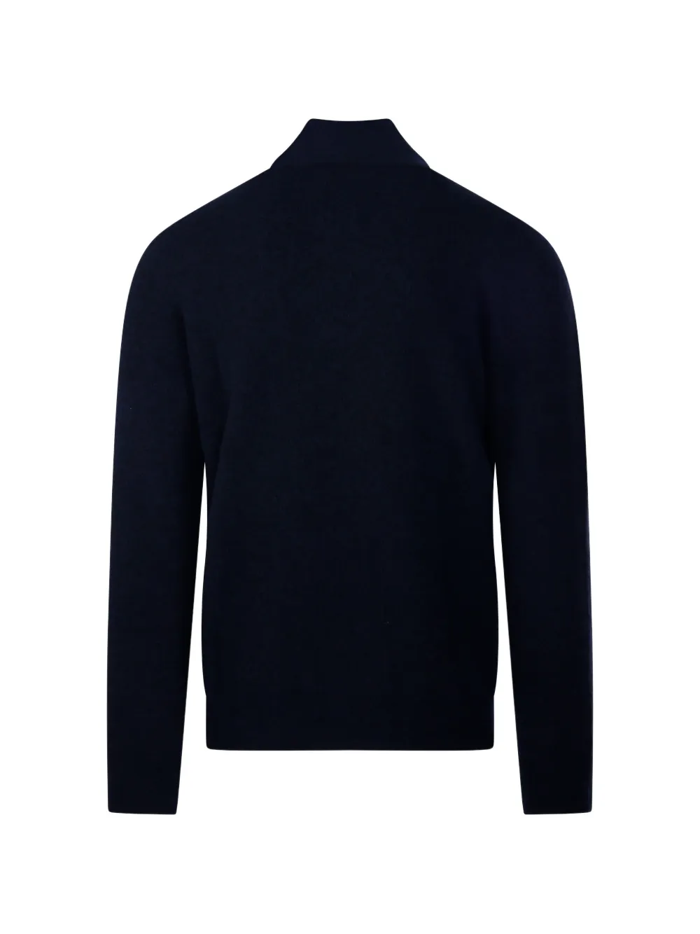 Roberto Collina quarter-zip knitted sweater Blauw