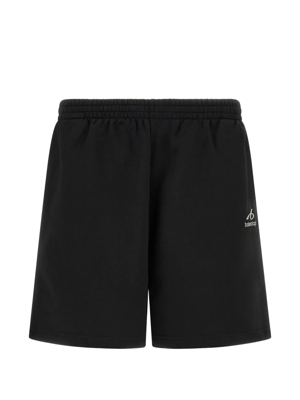 Balenciaga logo-print jersey shorts - Nero