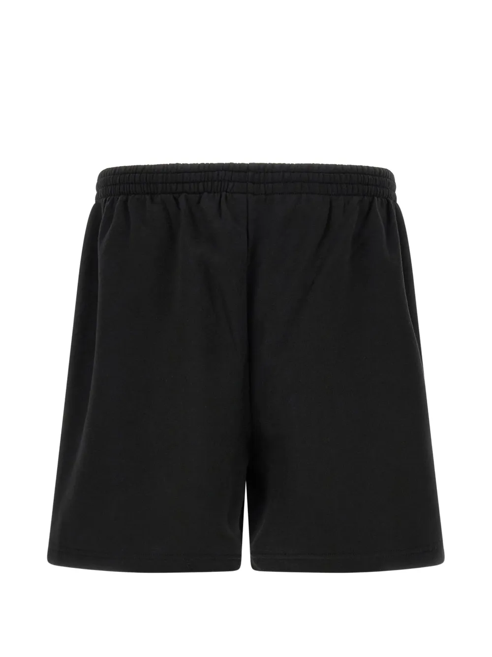 Balenciaga logo-print jersey shorts Zwart