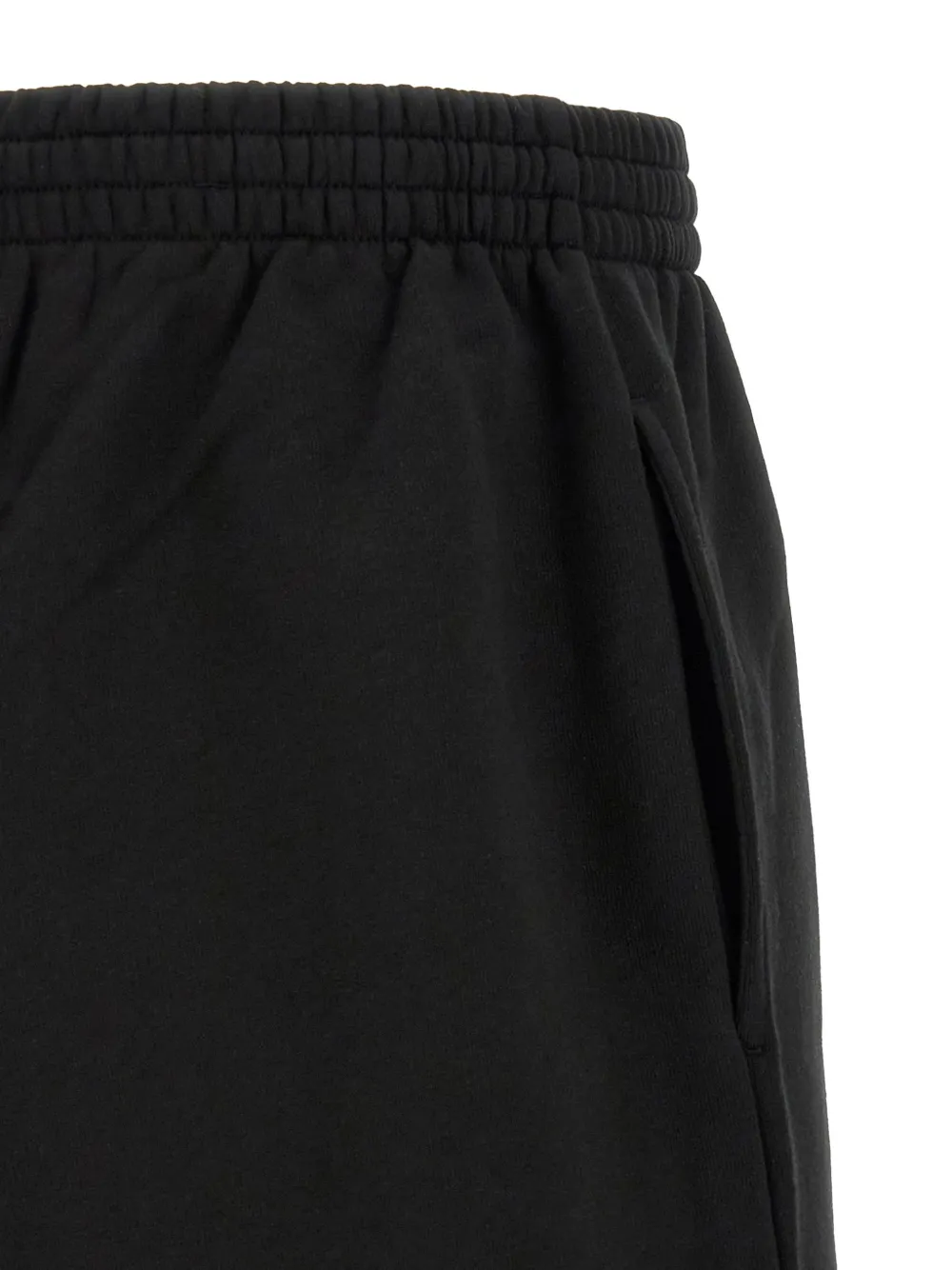 Balenciaga logo-print jersey shorts Zwart