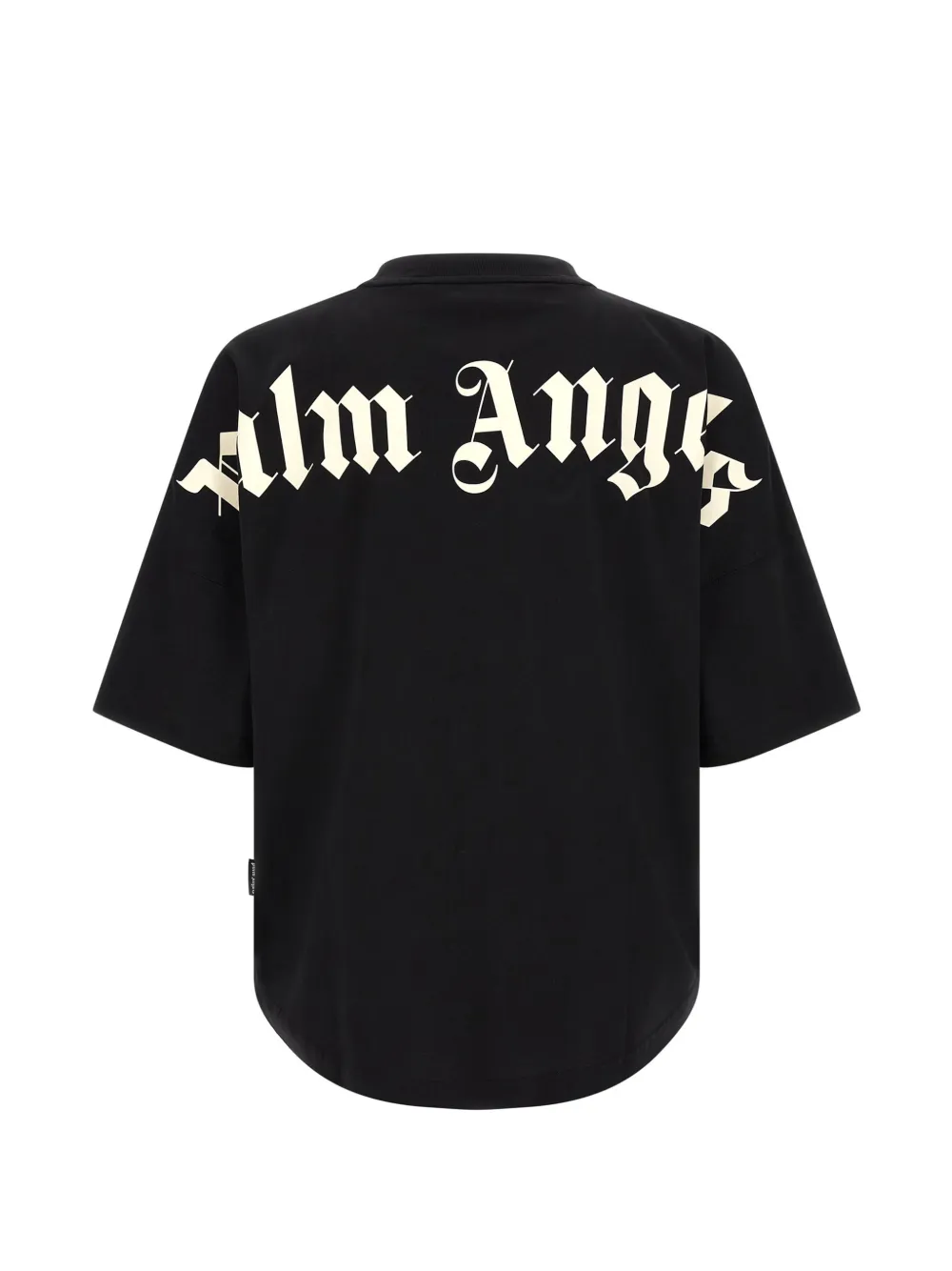 Palm Angels T-shirt met logoprint Zwart