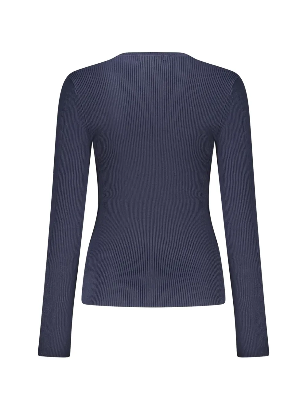 GUESS USA ribbed-knit button-cuff sweater Blauw