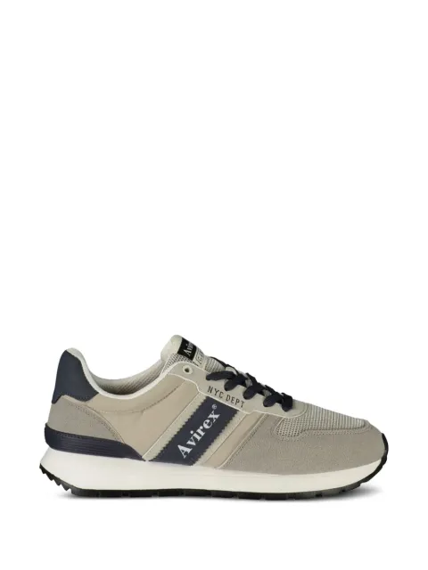 Avirex panelled logo-print sneakers