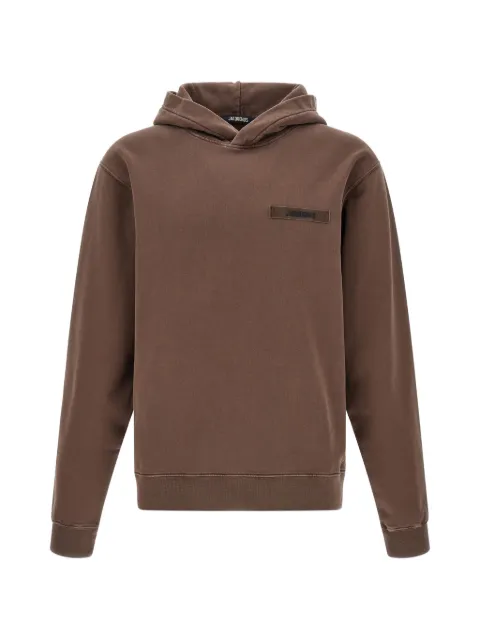 Jacquemus logo-patch hoodie