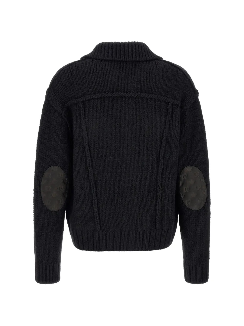 DSQUARED2 Grofgebreid vest Blauw