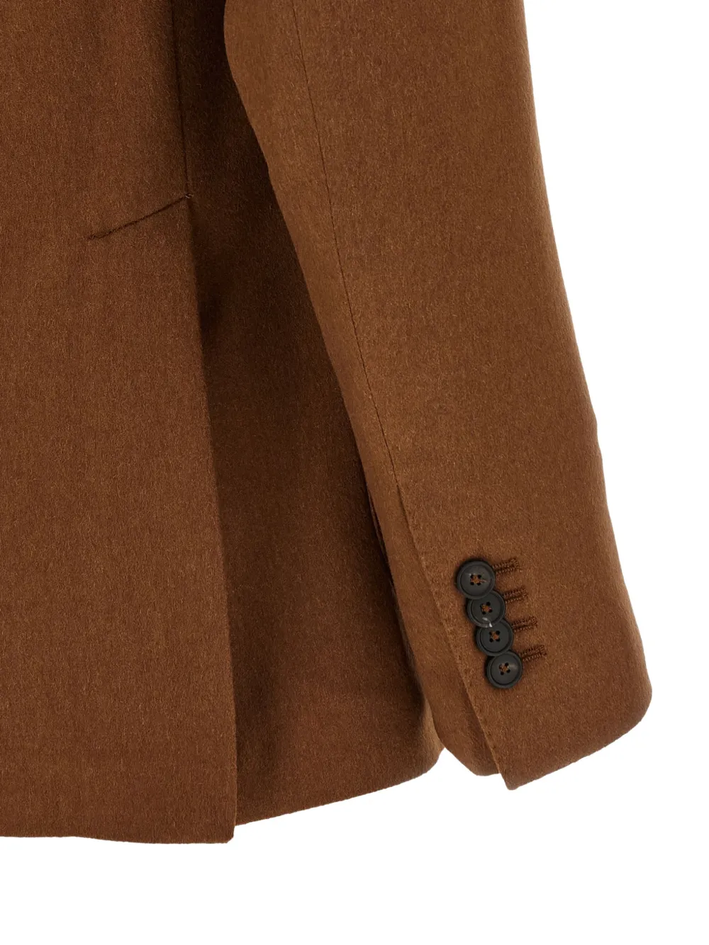 Tagliatore Blazer met dubbele rij knopen en kamelenhaar Bruin