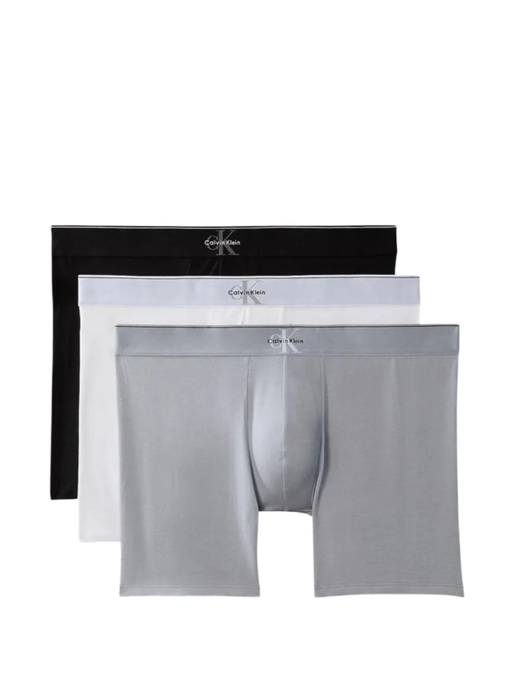 Calvin Klein Underwear Icon logo-waistband cotton boxers - Grau