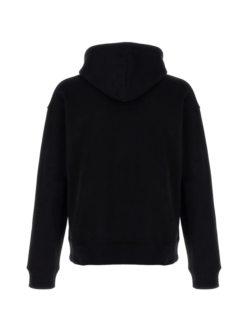 Moschino Katoenen hoodie met logoprint Zwart