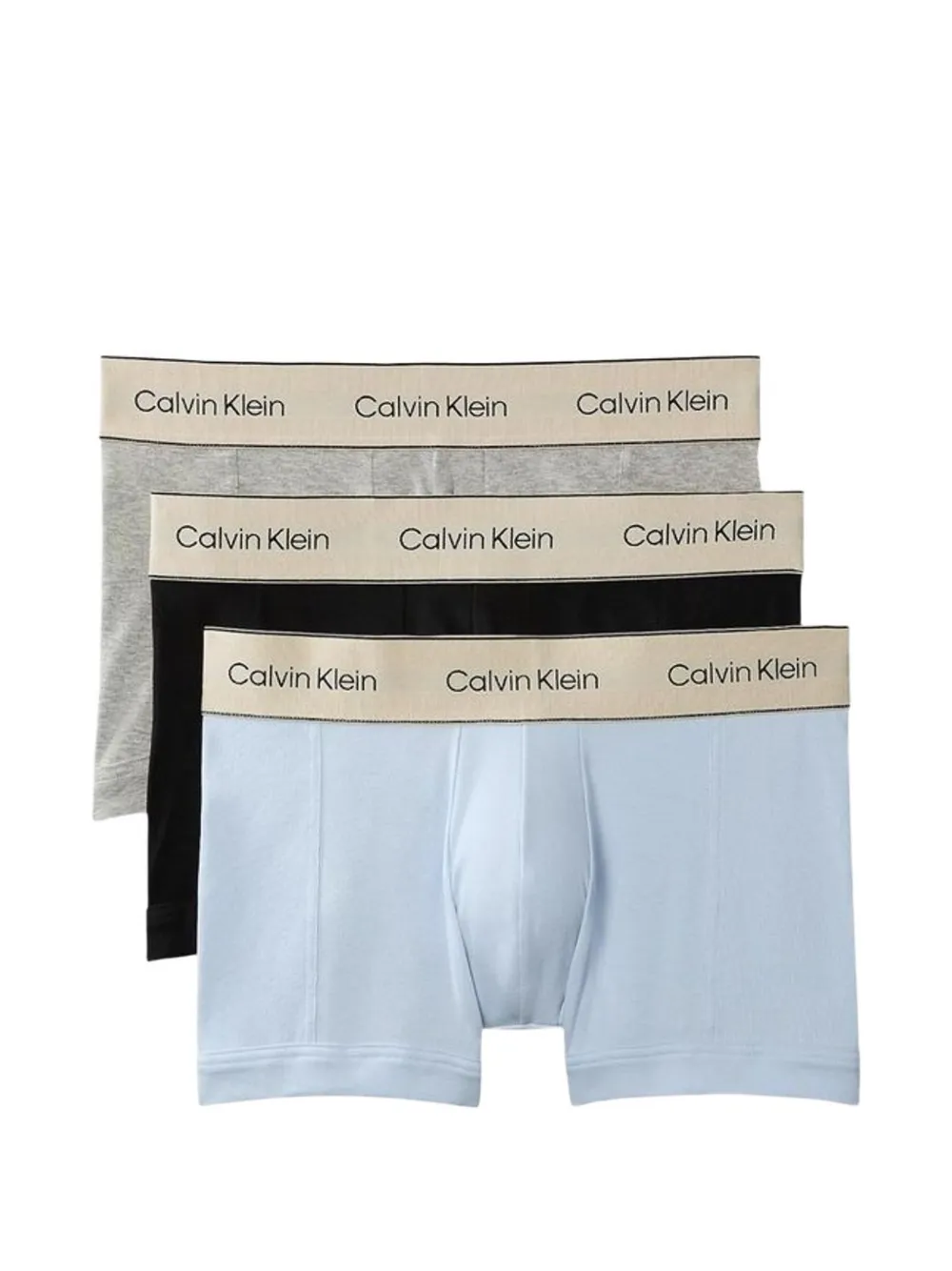 Calvin Klein Underwear logo-waistband boxers (set of three) - Grigio