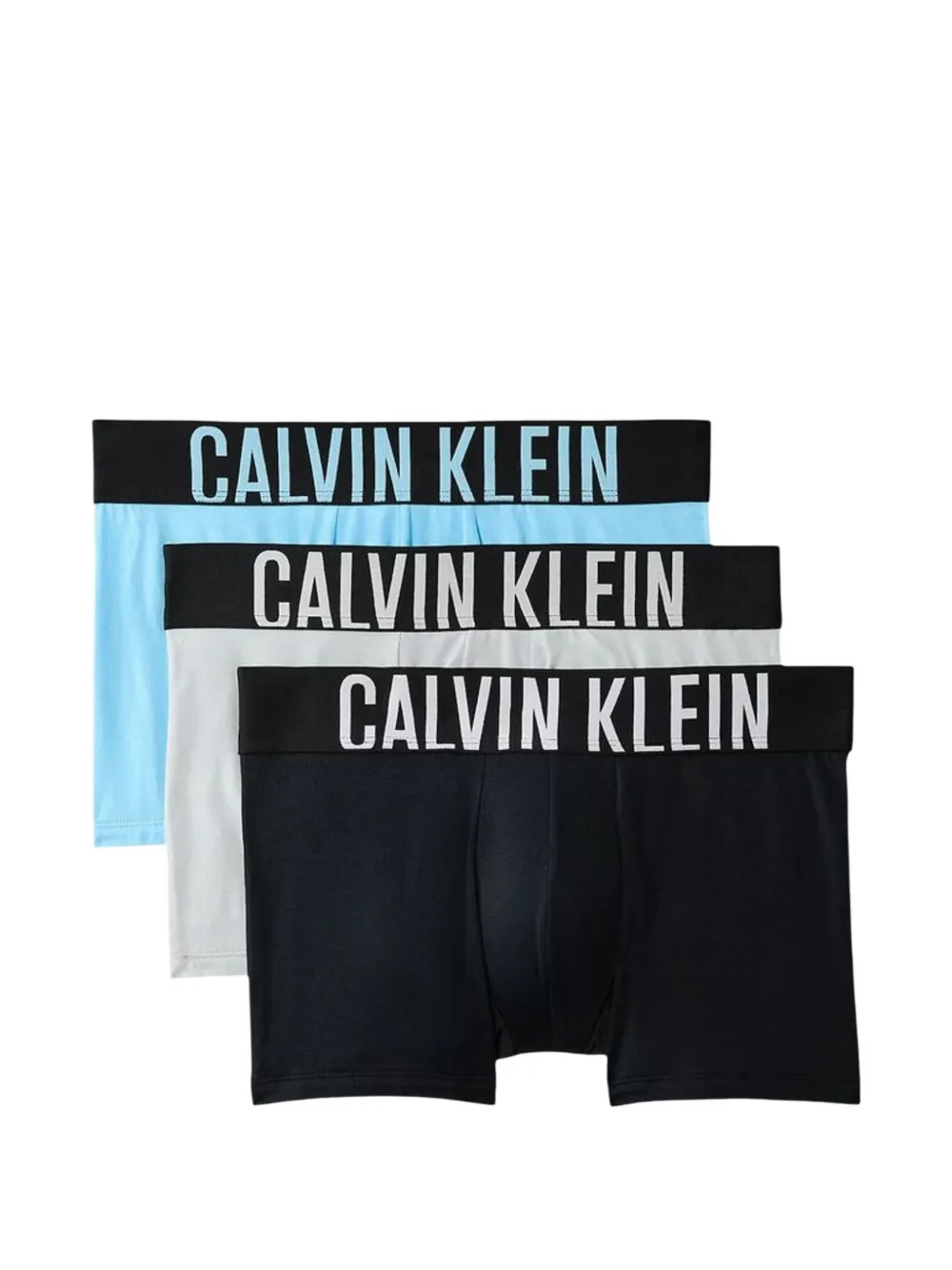 Calvin Klein Underwear logo-waistband boxers (set of three) - Blau