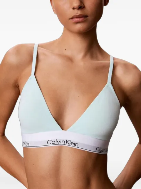 Calvin Klein Underwear logo-band triangle bralette