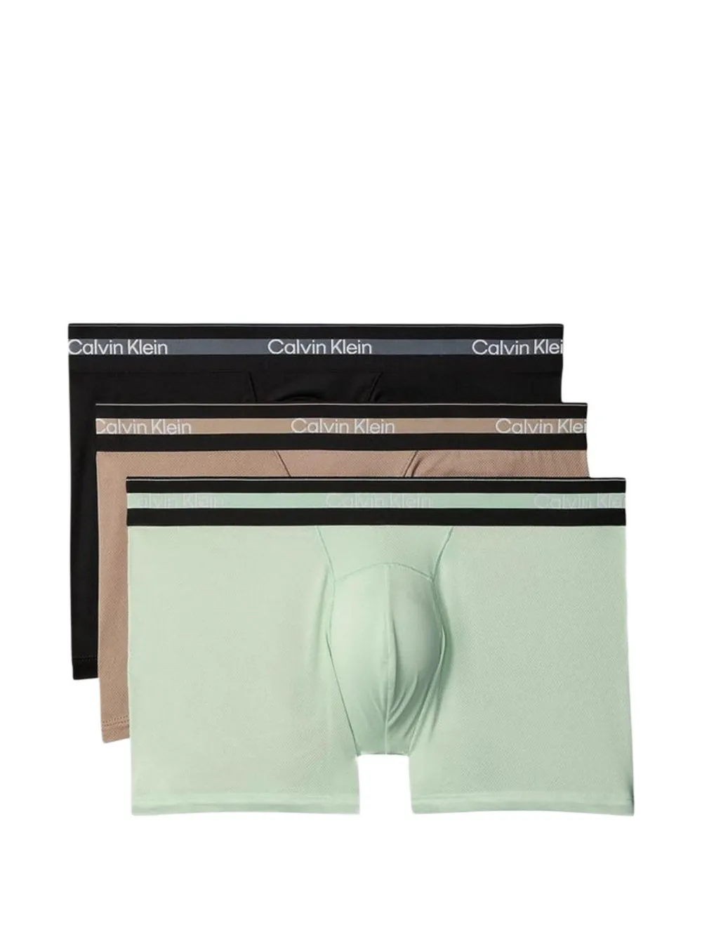 Calvin Klein Underwear logo-waistband boxers (set of three) - Grün