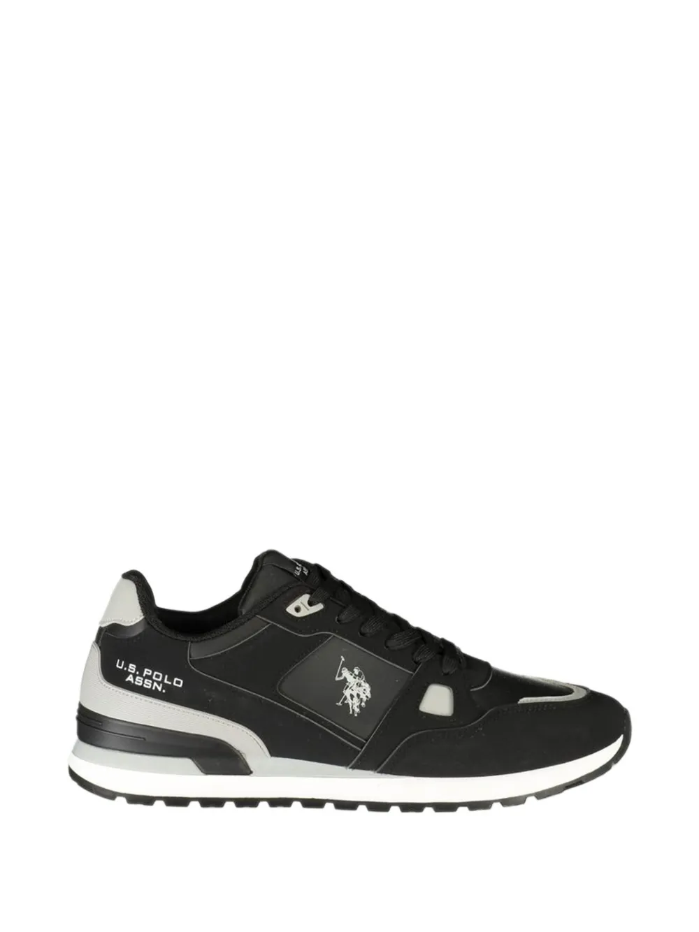 U.S. POLO ASSN. logo-print panelled sneakers - Schwarz