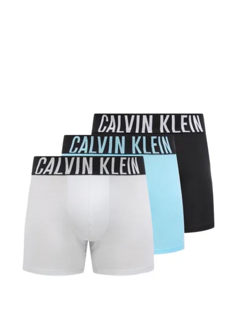 Calvin Klein Underwear logo-waistband cotton boxer briefs (set of three)