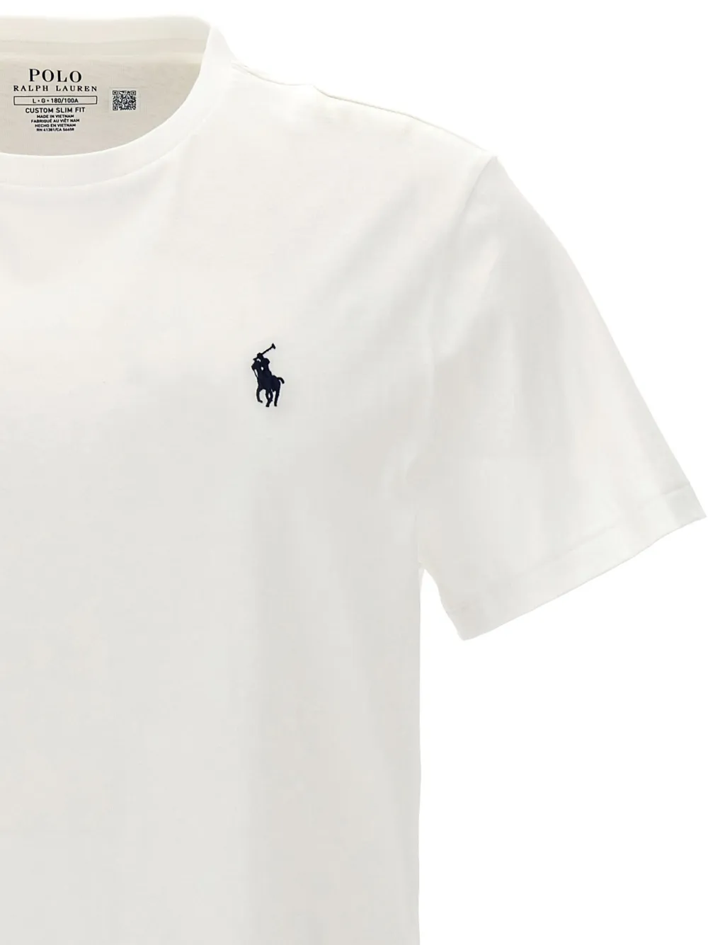 Polo Ralph Lauren embroidered-logo T-shirt Wit