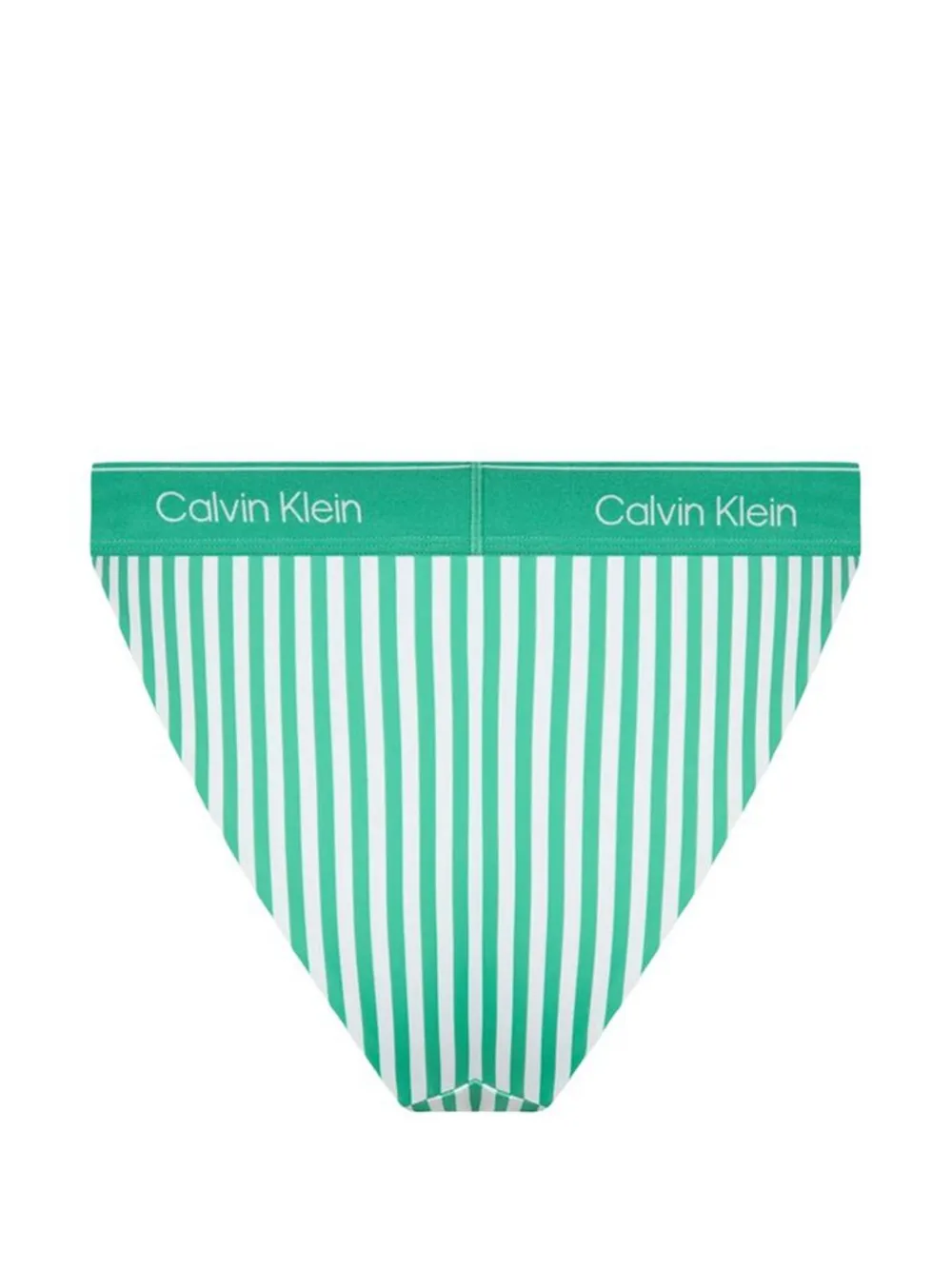 Calvin Klein Jeans striped bikini bottoms Groen