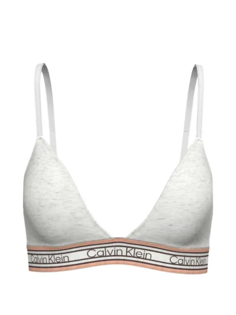 Calvin Klein Underwear logo-tape triangle bralette