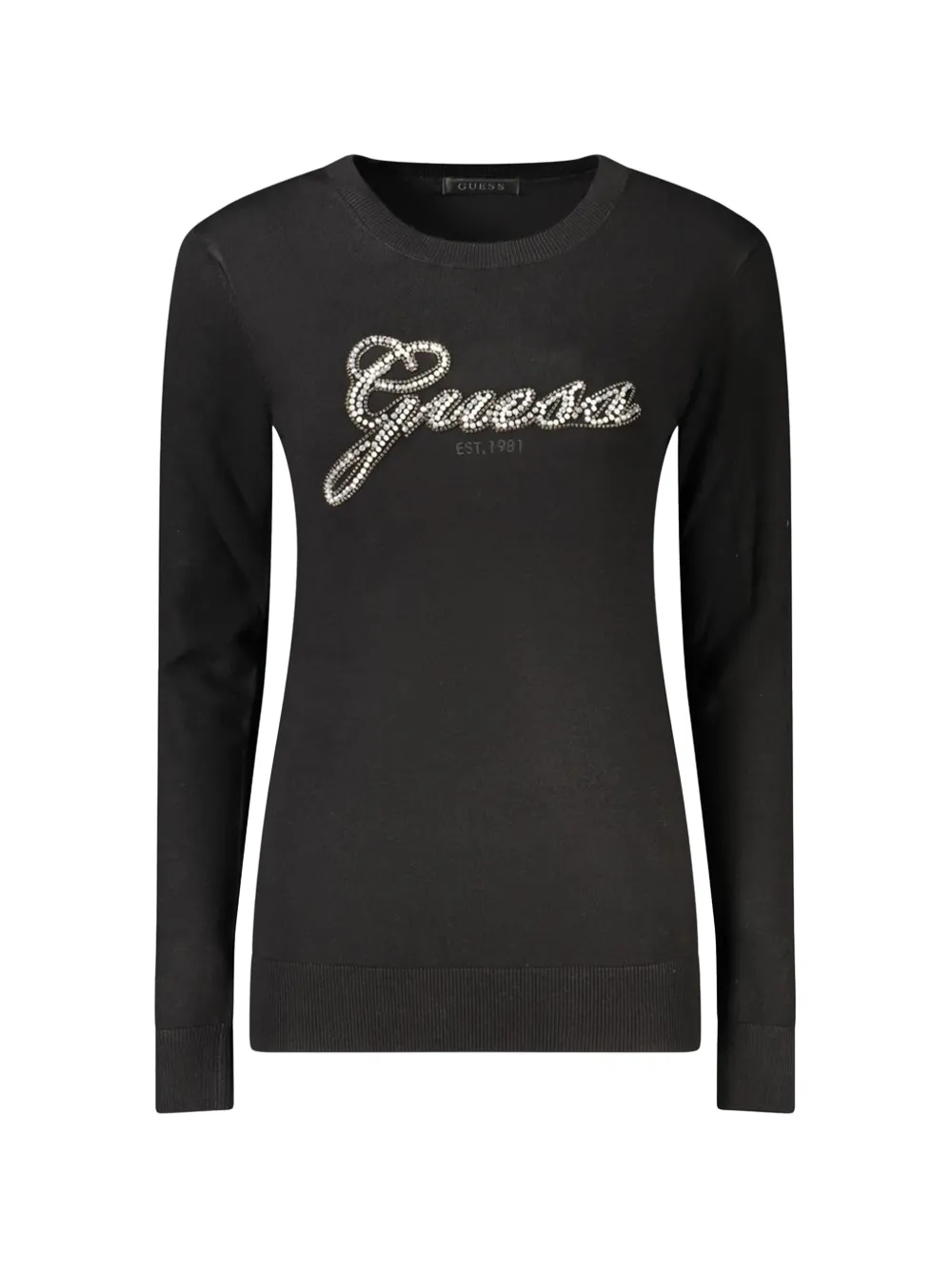 GUESS USA logo-embellished sweater Zwart